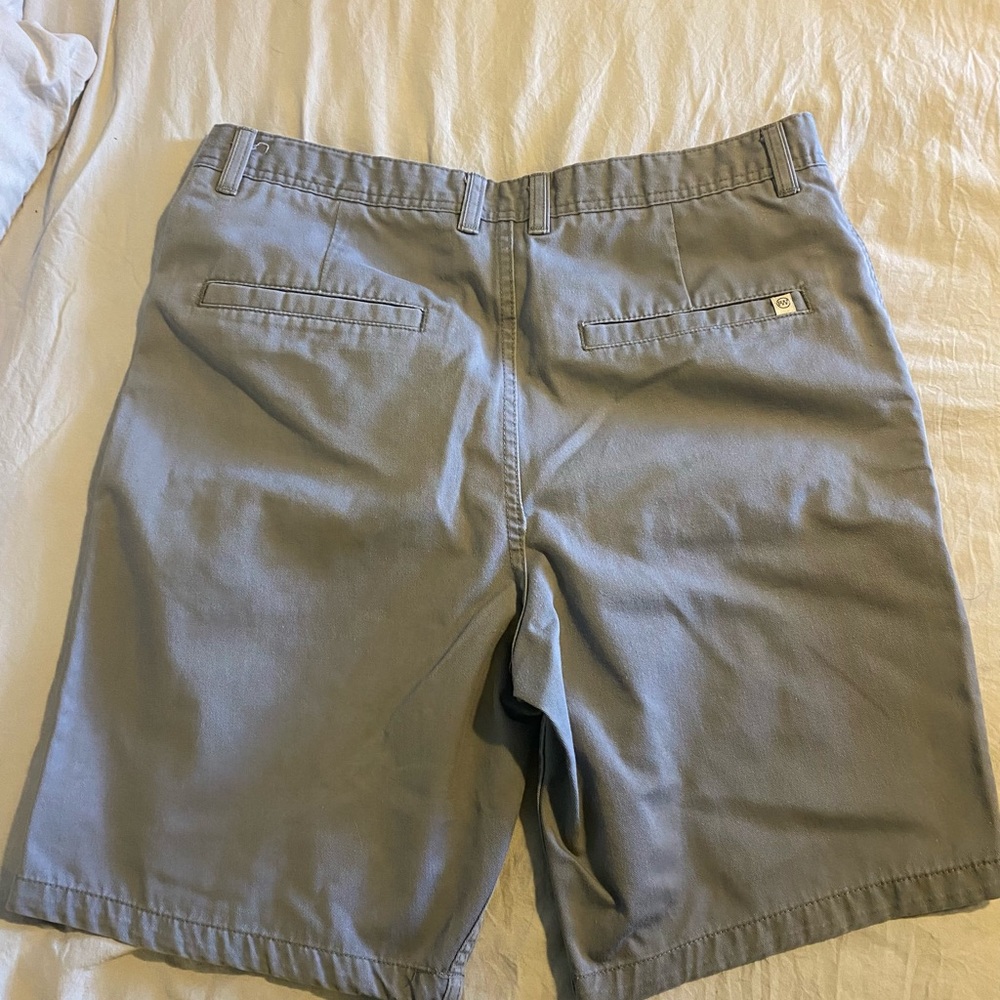 FreeWorld grey khaki shorts.